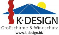 Logo K-Design Großschirme und Windschutz GmbH